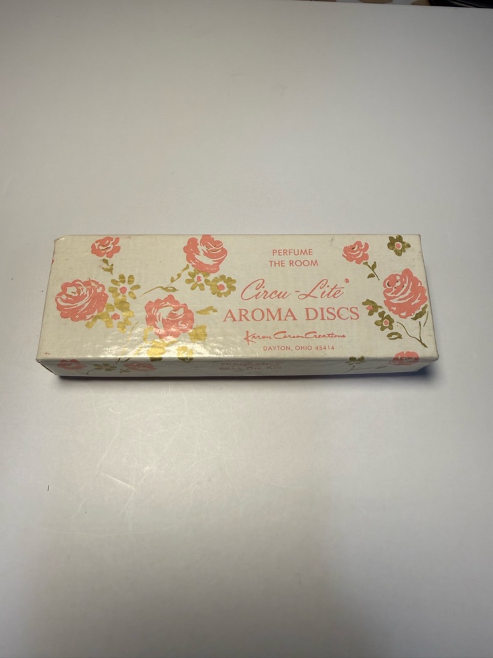 Vintage Circu Lite Aroma Discs Honeysuckle 554 Karen Carson Fragrance Set NOS